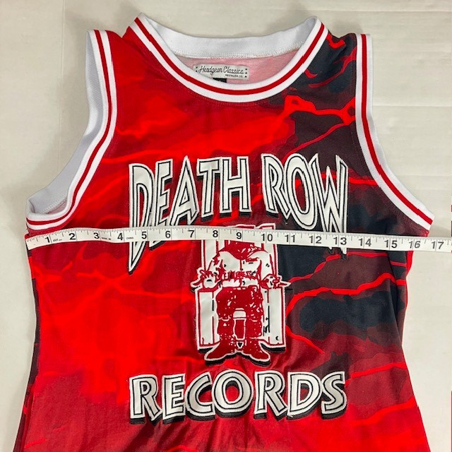 FILA Abito in jersey canotta Headgear Classics Death Row Records 87 S rosso cucito us intime ottimeioni