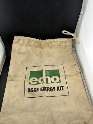  VINTAGE AND VERY RARE ECHO OG&E BAG  
