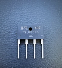 2Pcs TS10B07G Taiwan Semiconductor Single Phase 1000V 10A Bridge Rectifier TS4B