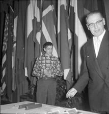 Chess Tournament Zurich 1959 Sixteen year old Bobby Fischer Old Photo 1