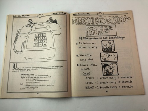 BAT: Basic Aid Training 1996 Soft Cover Learning Training Activity Book - Picture 9 of 13