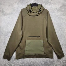 Backcountry Hoodie Mens 2XL Green Tricot Peak Tech Hood Gaiter Neck Ventilated
