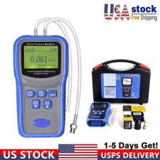 LCD Display Digital Manometer Dual Port Gas Tester Air Pressure Meter ±206.8Kpa