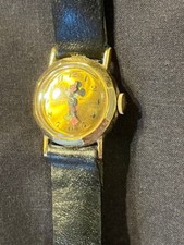 Vintage Mickey Mouse Disney Wrist Watch Leather Band