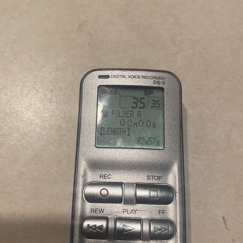 OLYMPUS DS2 DIGITAL VOICE RECORDER WORKS PERFECTLY eBay