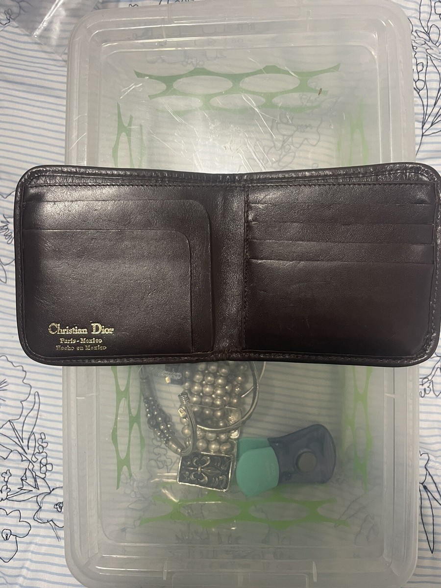 Vintage Christian Dior Trotter Bifold Wallet w/COA | eBay