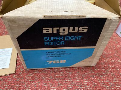 VTG argus Super Eight Model 768B Editor WITH argus Super Eight Splicer & Org Box