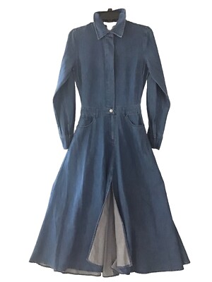 Grey Lab Women's Button Up Blue Denim Long Sleeve Maxi Dress XS Reg $165 NWT | eBay Grey Lab Women's Button Up Blue Denim Long Sleeve Maxi Dress XS Reg $165 NWT | eBay