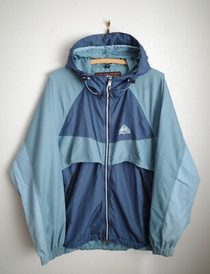 Vintage Nike ACG Outer Layer 3 Men's Size Medium Windbreaker Blue Jacket Gorp