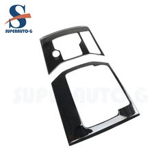 Gear Shifter Box Control Panel Trim Cover Fit for 2017-2021 CX-5 Mazda