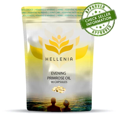 Hellenia Evening Primrose Oil 1000mg - 90 Capsules