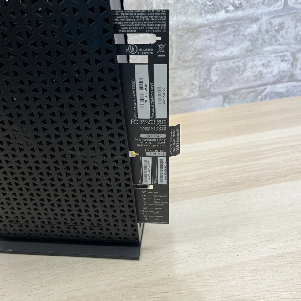 Router módem cable NETGEAR AC1750 C6300 Wi-Fi DOCSIS 3.0 Foto 4 de 4