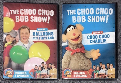 The Choo-Choo Bob Show! DVD Volume 1 & 2 Kids Railroad Trains Music Fun NEW
