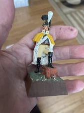 Napoleonic Saxony ? soldier standing painted A Junior Achievement Company