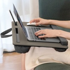 Portable Knee Laptop Cushion Lap Tray Computer Desk Reading Table Tablet Holder
