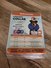 New Protective Inflatable Collar for Dogs Cats - Soft Pet Recovery Collar Medium