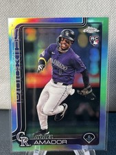 2025 Topps Chrome Adael Amador #255 Refractor (RC) Rockies