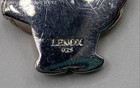 Lenox 925 Sterling Silver Snowman Pendant Necklace 24 Inch Snake Chain — photo 4
