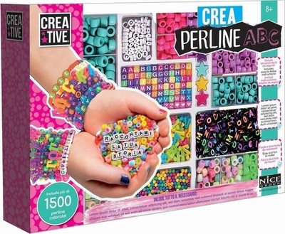 Gadget - Nice: Abc - Perline Colorate 1500 Pz -D- Nice