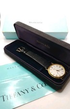 Vintage 1992 Tiffany & Co Quartz GP Watch - Both Boxes & Warranty Papers