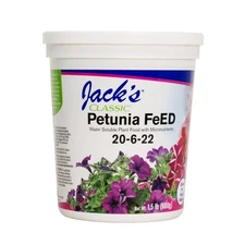 New Jack's Classic 20-6-22 Petunia FeED Water-Soluble Fertilizer, 1.5lbs
