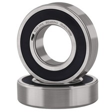 6206-2RS Deep Groove Ball Bearings 30x62x16mm Double Rubber Seal 2 Pack
