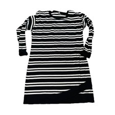 Talbots Dress Womens XL Blue Striped Coastal Classic Capsule Hourglass Shape