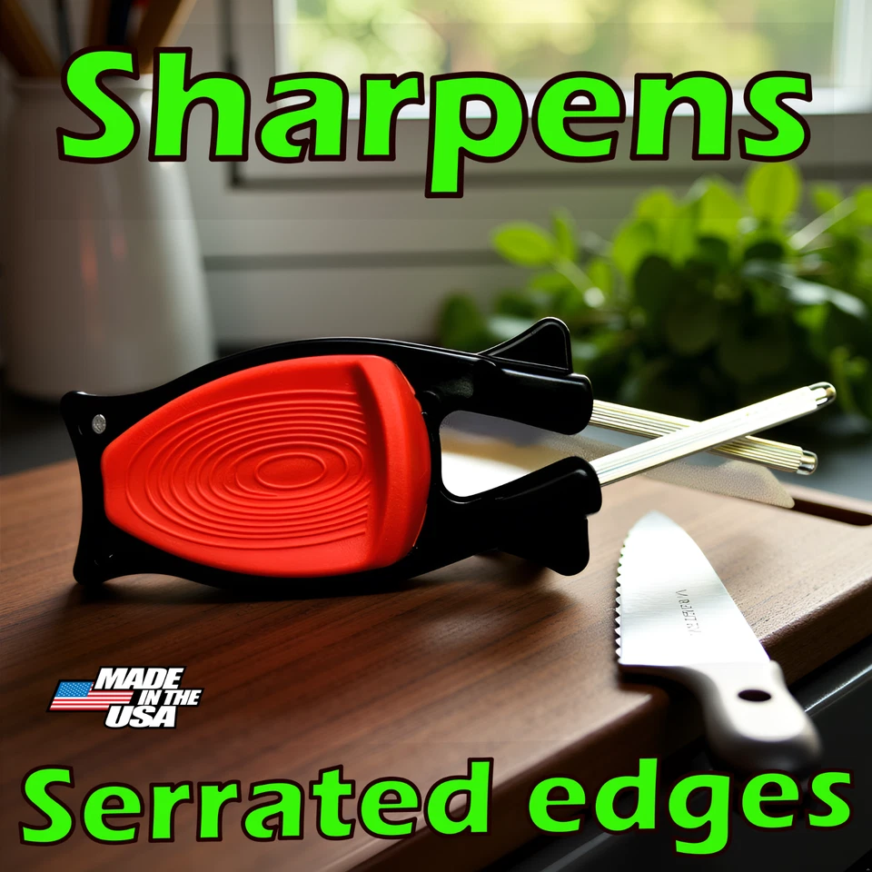 Made in American Knife Sharpener- Relines and hones blades to original edges. - Image 2 of 4