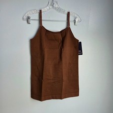 Shapermint All Day Everyday Scoop Neck Cami Chocolate Shaping Shapewear XXXXL