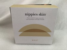 B-SIX Nippies SKIN Nipple Covers Sticky Silicone Pasties Size 2 D Cups Creme