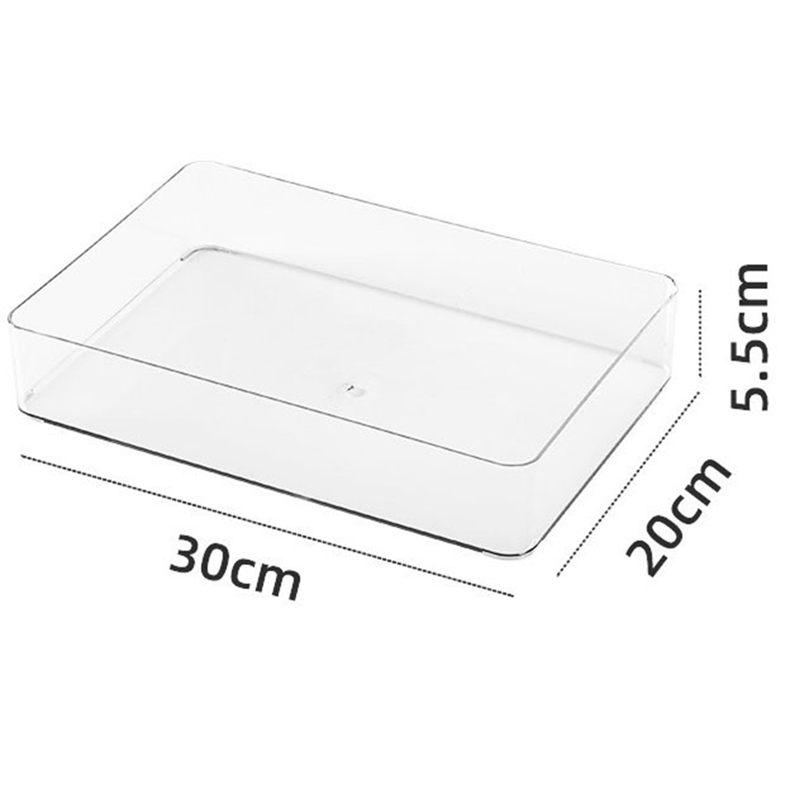 Makeup Organizer Drawer Transparent Light Luxury Clear Cosmetic Storage Tray For