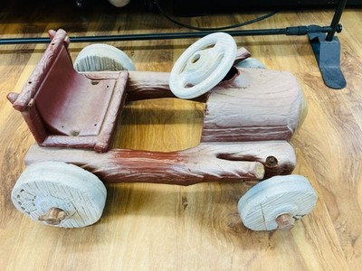 Vintage 1962 Murray AMF Flintstones Car Ride On Toy Original Kids