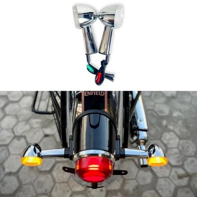 Passend für Royal Enfield Heck 2 Stück LED Blinker Meteor 350 / Hunter / Supe...