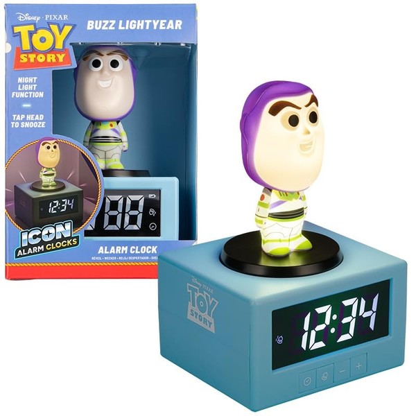 Paladone Icons: Disney Toy Story - Buzz Lightyear Alarm Clock (Pp15... NEU-image