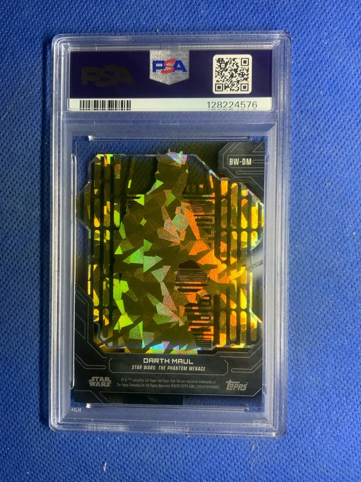 Star Wars High Tek 2024 Darth Maul Black And White 12/50 Psa 10 POP 1 - Image 2 of 2