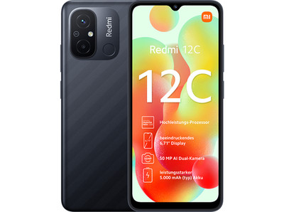 Xiaomi Redmi 12C, 64 GB, Graphite Gray, Dual SIM - B-Ware