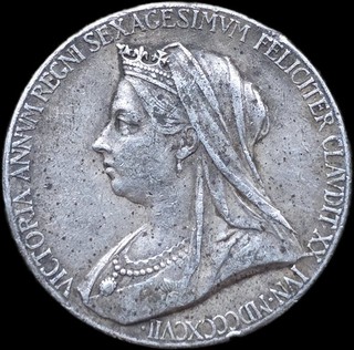 Queen Victoria Diamond Jubilee Silver Medal issued in 1897