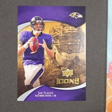 Upper Deck 2009 Icons Joe Flacco #74 Baltimore Ravens NFL Football Card