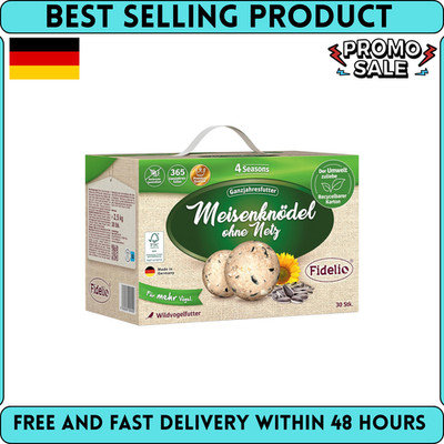 Meisenknödel, ganzjähriges Wildvogelfutter proteinreich/energiereich, 2.5 kg