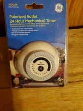 GE Polarized Outlet 24 Hour Mechanical Timer Brand New