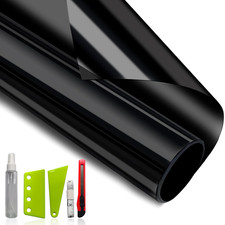 Nidojp Blackout Window Privacy Film Tool Kits100 Sunlight Heat Blocking Windows