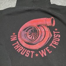 Mac Tools Hoodie Mens Medium Black Sweatshirt Pullover Fleece Turbo Graphic