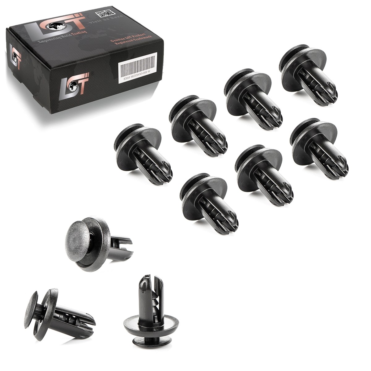 10X Trunk Interior Trim Fastening Clips For Mitsubishi Lancer VIII