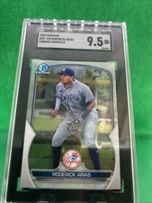 2023 Bowman Chrome Prospects Roderick Arias #BCP-135 SGC 9.5 Pop 1 Rc Yankees