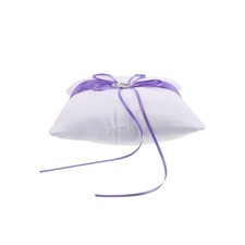 Wedding Ring Bearer Pillow: Elegant Ring Cushion for Wedding Party - Decorative
