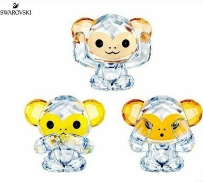 SWAROVSKI KRISTALL ABSOLUT BEZAUBERND ''DREI WEISE AFFEN'' 5428005 KOSTENLOSER VERSAND