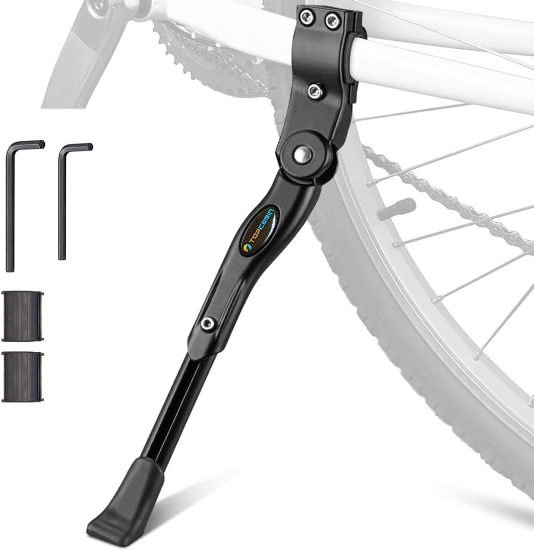 Bicycle Kickstand Aluminum Adjustable Side Stand for Mountai
