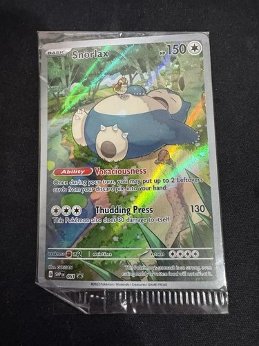 Pokémon TCG Snorlax Promo Card 051 Sealed NM Condition