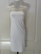 NEW wTag-Forever 21 Strapless White Tube Strapless Dress S