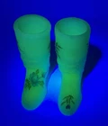 Fenton Boots, Hand Painted, Signed, UV Reactive - Cute
